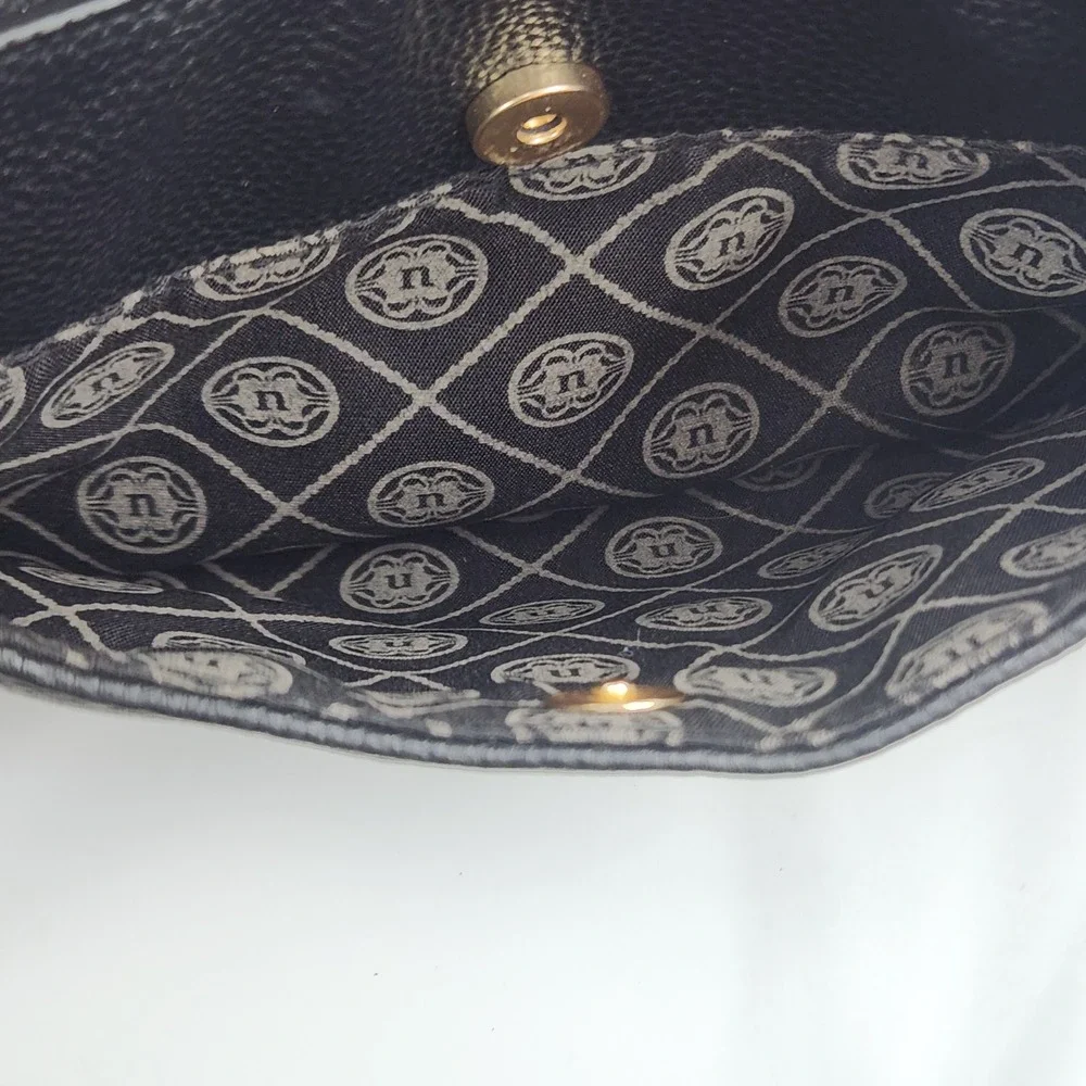 Nanette Lepore Crossbody Purse Black Tassel Gold‎ Tone Small Bag